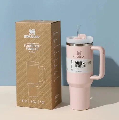 Premium 40oz Stainless Steel Tumbler – Leakproof & Stylish(Random Color).