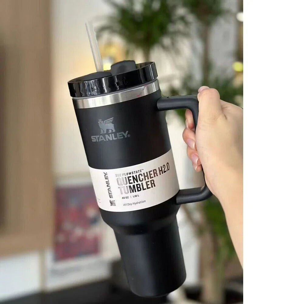 Premium 40oz Stainless Steel Tumbler – Leakproof & Stylish(Random Color).